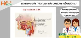 Bệnh đau dây thần kinh số 9 có nguy hiểm không?