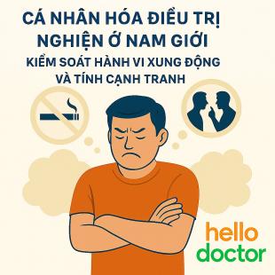 Cá nhân hóa điều trị nghiện ở nam giới: Kiểm soát hành vi xung động và tính cạnh tranh