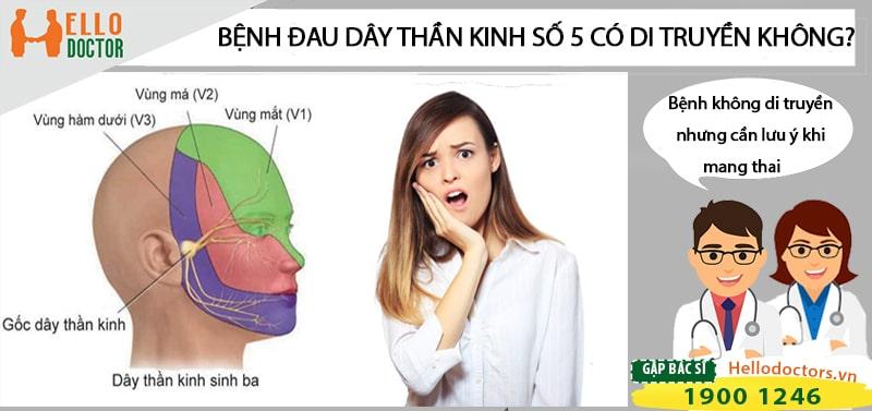 Bệnh đau dây thần kinh số 5 có di truyền không?