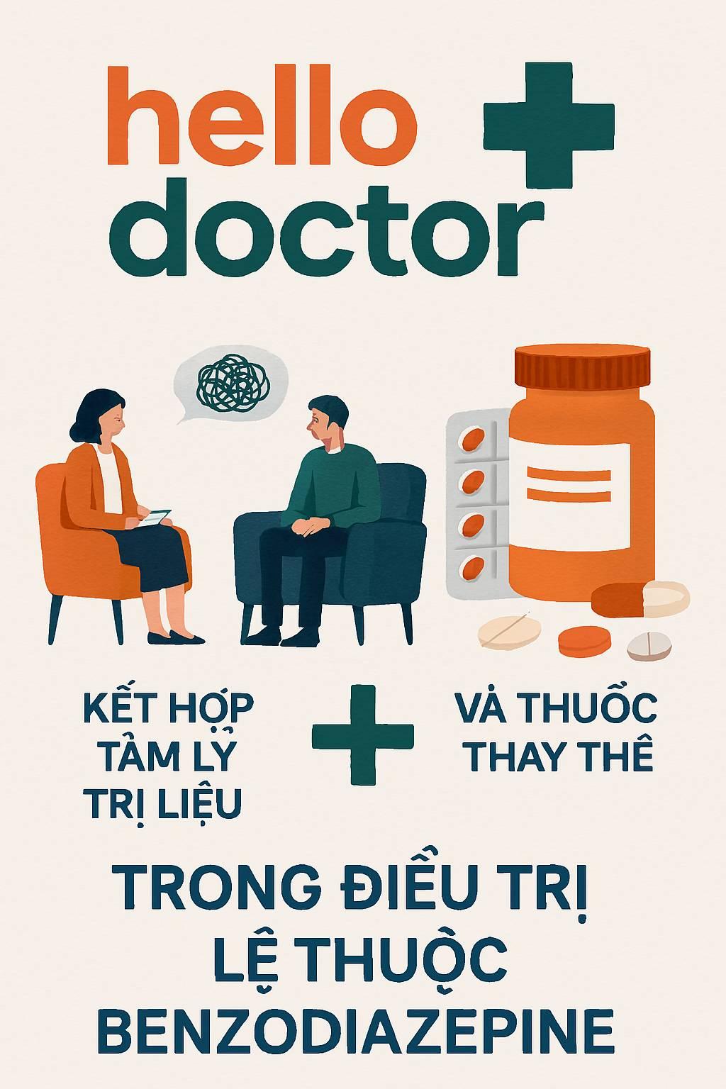 Kết hợp tâm lý trị liệu và thuốc thay thế trong điều trị lệ thuộc benzodiazepine