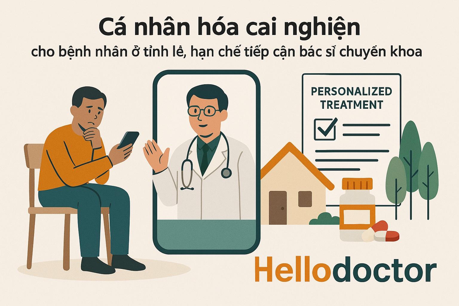 Cá nhân hóa cai nghiện cho bệnh nhân ở tỉnh lẻ, hạn chế tiếp cận bác sĩ chuyên khoa