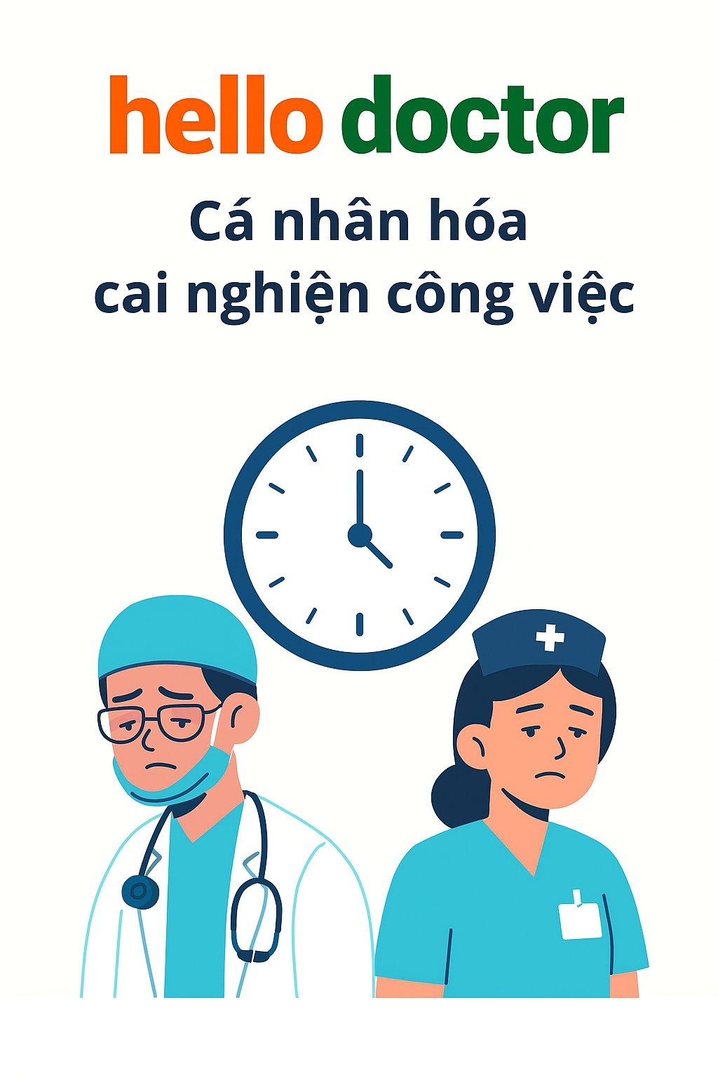 Cá nhân hóa cai nghiện công việc cho bác sĩ, y tá thường xuyên trực đêm