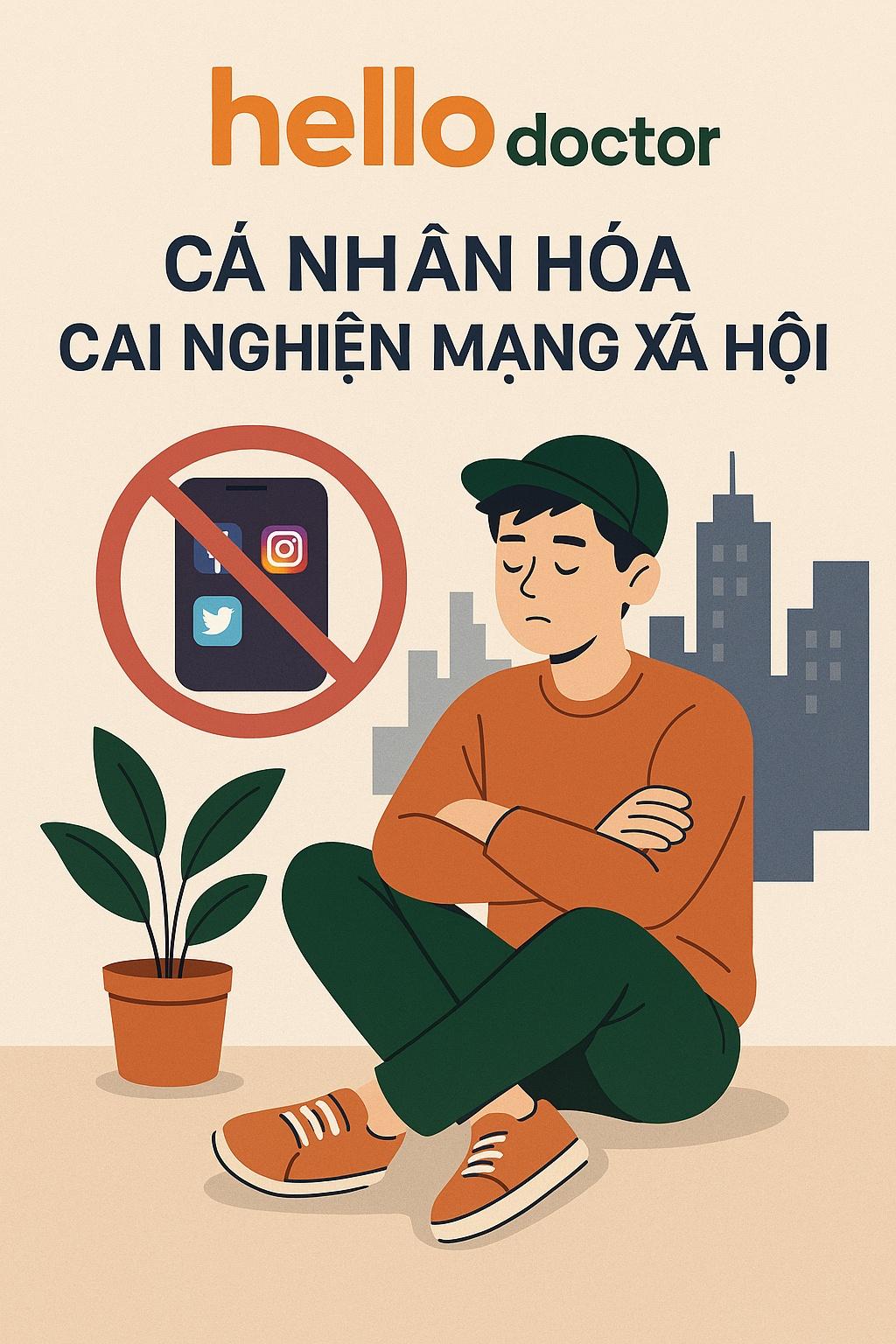 Cá nhân hóa cai nghiện mạng xã hội cho người trẻ thành thị