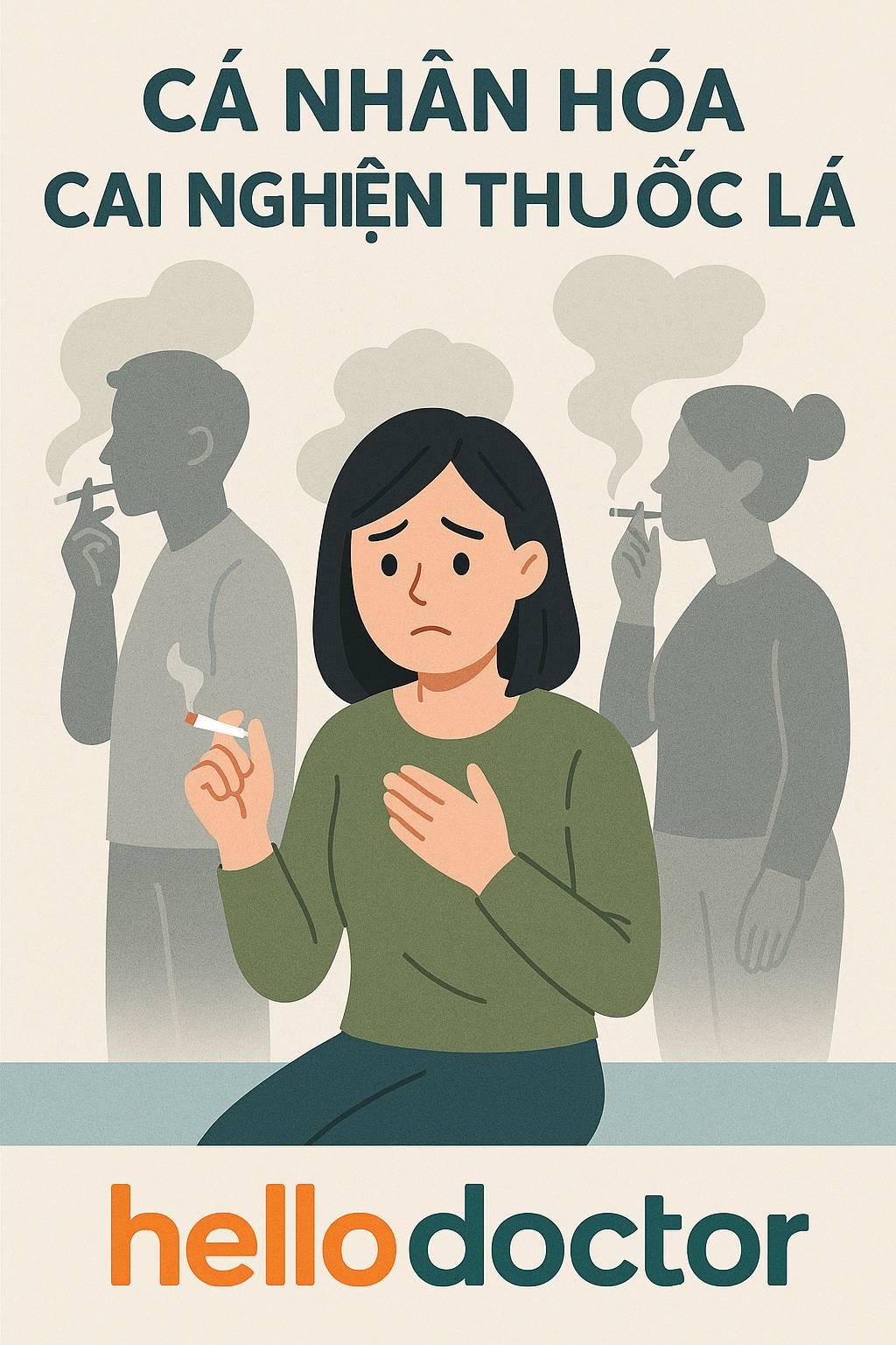 Cá nhân hóa cai nghiện thuốc lá cho người sống trong môi trường nhiều người hút