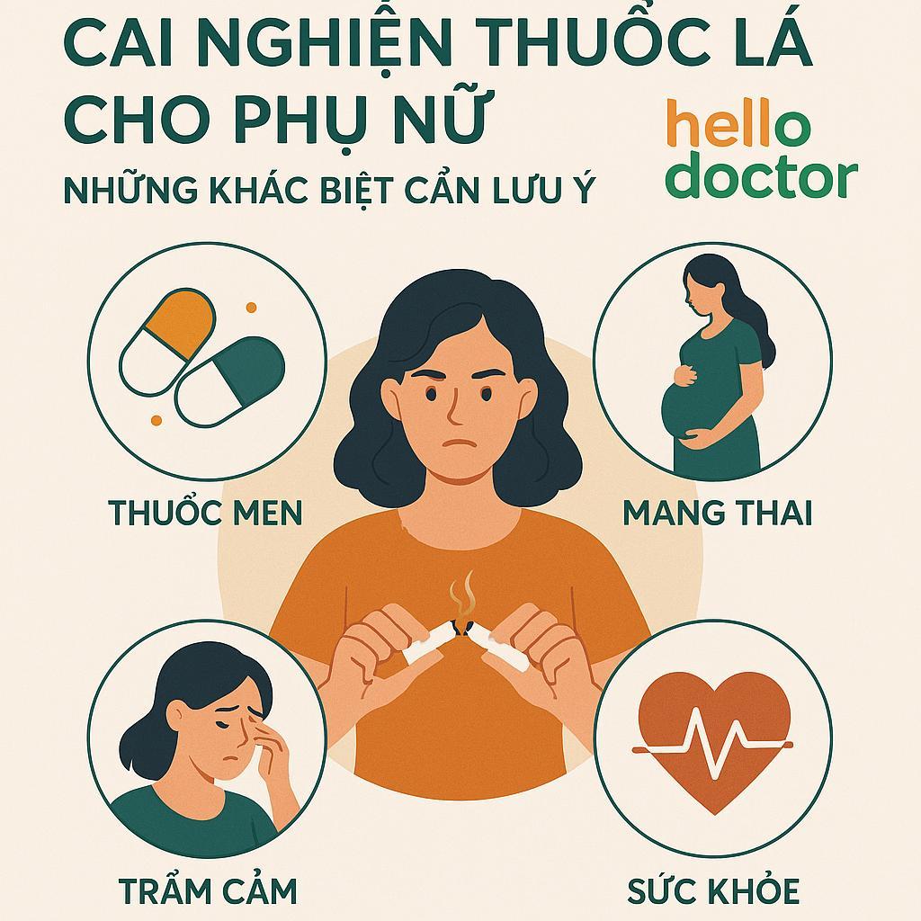 Cá nhân hóa cai nghiện thuốc lá cho phụ nữ: Những khác biệt cần lưu ý