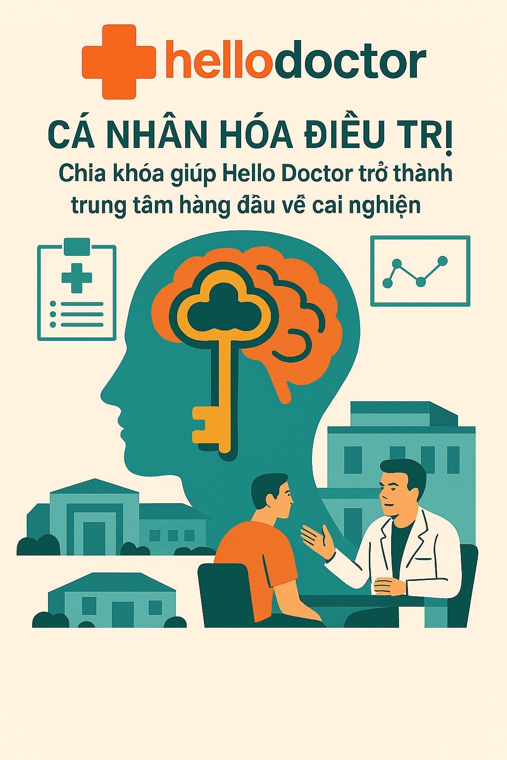 Cá nhân hóa điều trị: Chìa khóa giúp Hello Doctor trở thành trung tâm hàng đầu về cai nghiện
