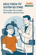 Kích thích từ xuyên sọ (TMS): Hỗ trợ giảm đau và giảm thèm thuốc opioid an toàn Kích thích từ xuyên sọ (TMS): Hỗ trợ giảm đau và giảm thèm thuốc opioid an toàn