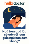 Ngủ trưa quá lâu có gây rối loạn giấc ngủ ban đêm không?