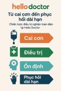 Từ cai cơn đến phục hồi dài hạn: Chiến lược điều trị nghiện toàn diện tại Hello Doctor