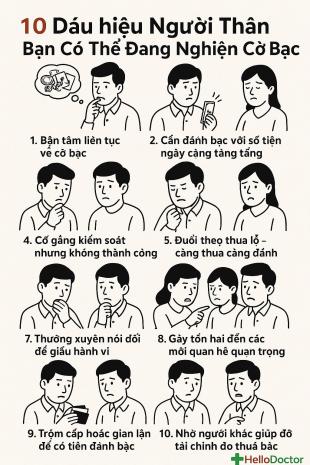 10 Dấu hiệu Người Thân Bạn Có Thể Đang Nghiện Cờ Bạc 10 Dấu hiệu Người Thân Bạn Có Thể Đang Nghiện Cờ Bạc