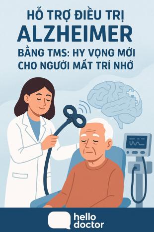 Hỗ trợ điều trị Alzheimer bằng TMS: Hy vọng mới cho người mất trí nhớ Hỗ trợ điều trị Alzheimer bằng TMS: Hy vọng mới cho người mất trí nhớ
