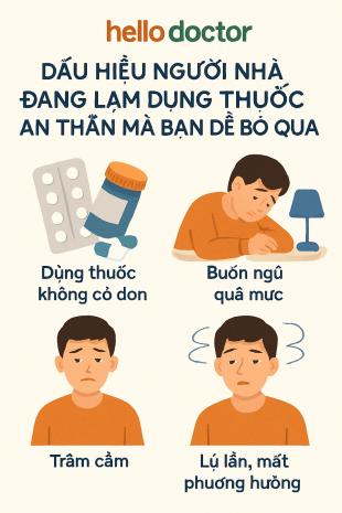 Dấu hiệu người nhà đang lạm dụng thuốc an thần mà bạn dễ bỏ qua