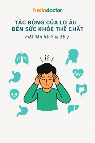 Tác động của lo âu đến sức khỏe thể chất – mối liên hệ ít ai để ý Tác động của lo âu đến sức khỏe thể chất – mối liên hệ ít ai để ý