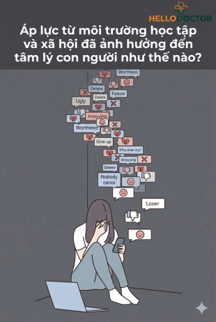 Áp lực từ môi trường học tập và xã hội đã ảnh hưởng đến tâm lý con người như thế nào?