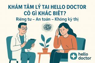 KHÁM TÂM LÝ TẠI HELLO DOCTOR CÓ GÌ KHÁC BIỆT? Riêng tư – An toàn – Không kỳ thị KHÁM TÂM LÝ TẠI HELLO DOCTOR CÓ GÌ KHÁC BIỆT? Riêng tư – An toàn – Không kỳ thị
