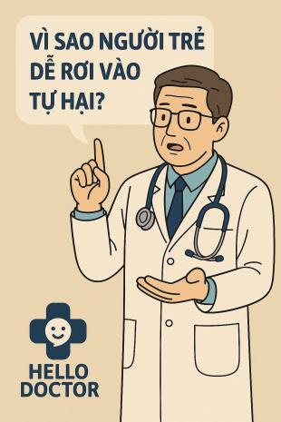 Chuyên gia Hello Doctor giải thích: Vì sao người trẻ dễ rơi vào tự hại?