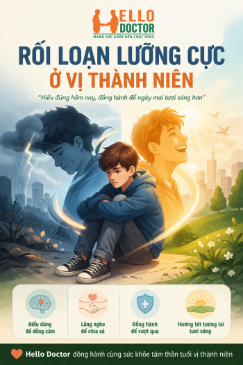 Rối loạn lưỡng cực ở người trẻ: Dấu hiệu nhận biết qua mất ngủ kéo dài và dao động cảm xúc