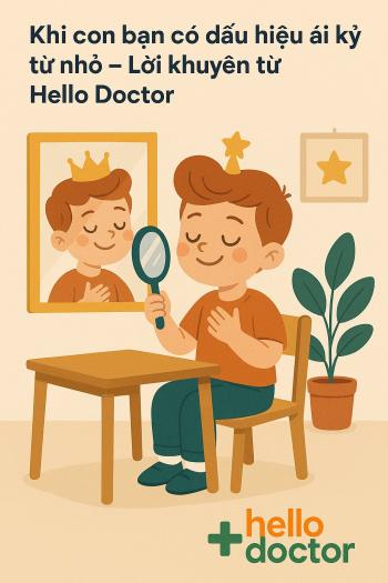 Khi con bạn có dấu hiệu ái kỷ từ nhỏ – Lời khuyên từ Hello Doctor