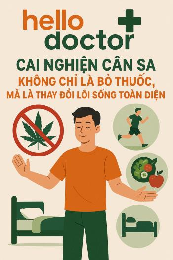 Cai nghiện cần sa không chỉ là bỏ thuốc, mà là thay đổi lối sống toàn diện