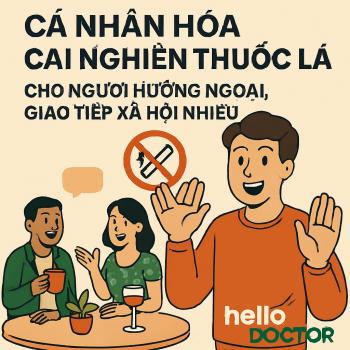 Cá nhân hóa cai nghiện thuốc lá cho người hướng ngoại, giao tiếp xã hội nhiều