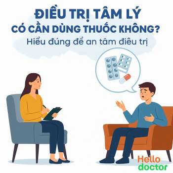 Điều trị tâm lý có cần dùng thuốc không? Hiểu đúng để an tâm điều trị
