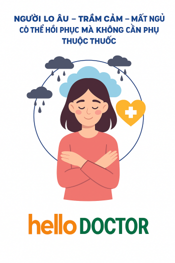 Người lo âu – trầm cảm – mất ngủ có thể hồi phục mà không cần phụ thuộc thuốc Người lo âu – trầm cảm – mất ngủ có thể hồi phục mà không cần phụ thuộc thuốc