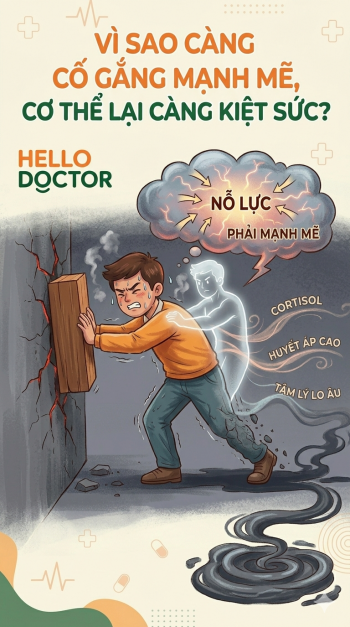 Vì sao càng cố gắng mạnh mẽ, cơ thể lại càng kiệt sức?