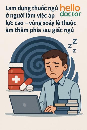 Lạm dụng thuốc ngủ ở người làm việc áp lực cao – vòng xoáy lệ thuộc âm thầm phía sau giấc ngủ