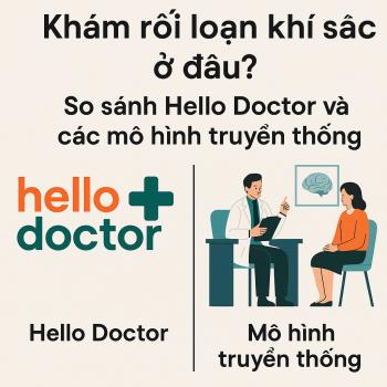 Khám rối loạn khí sắc ở đâu? – So sánh Hello Doctor và các mô hình truyền thống