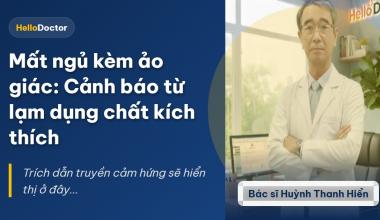 Mất ngủ kèm ảo giác: Cảnh báo từ lạm dụng chất kích thích