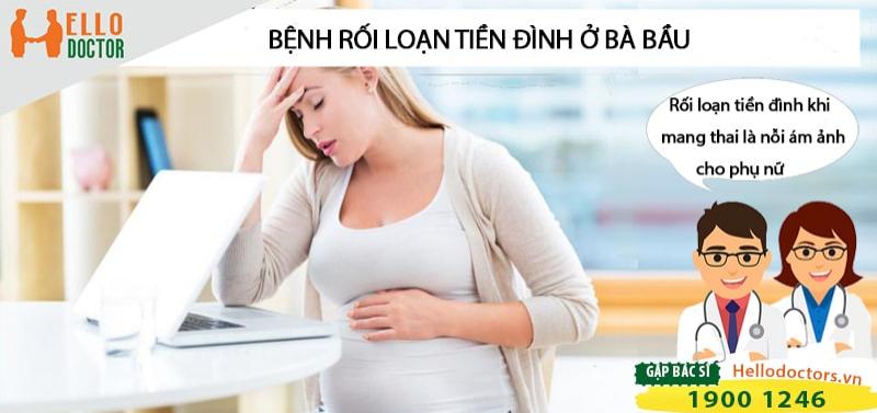 5 điều cần lưu ý với bệnh rối loạn tiền đình ở bà bầu