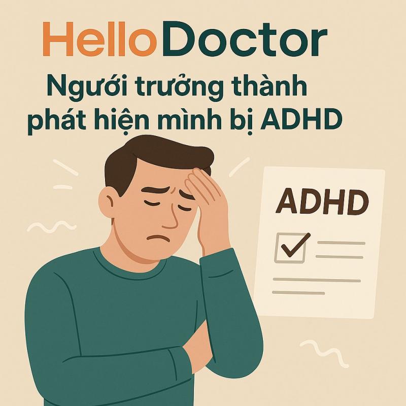 Người trưởng thành phát hiện mình bị ADHD