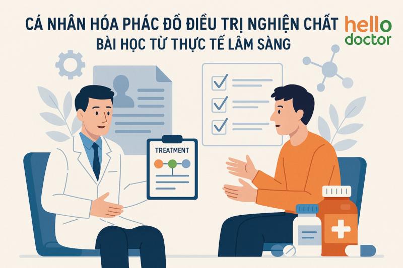 Cá nhân hóa phác đồ điều trị nghiện chất: Bài học từ thực tế lâm sàng Cá nhân hóa phác đồ điều trị nghiện chất: Bài học từ thực tế lâm sàng