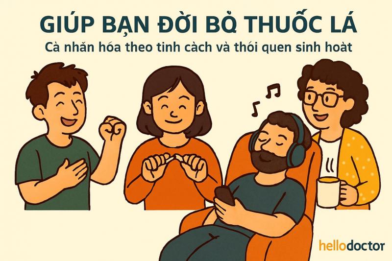 Giúp bạn đời bỏ thuốc lá: Cá nhân hóa theo tính cách và thói quen sinh hoạt