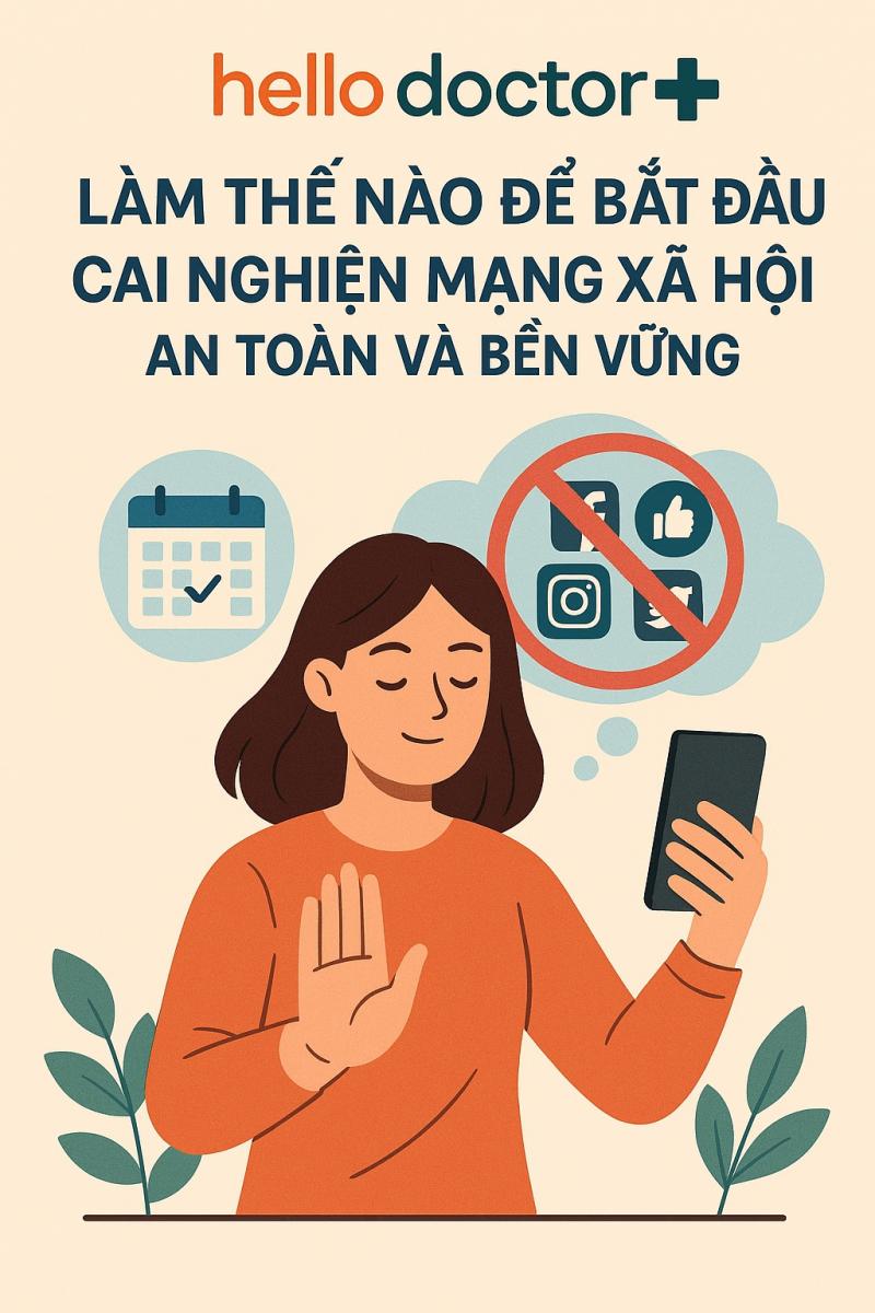 Làm thế nào để bắt đầu cai nghiện mạng xã hội an toàn và bền vững