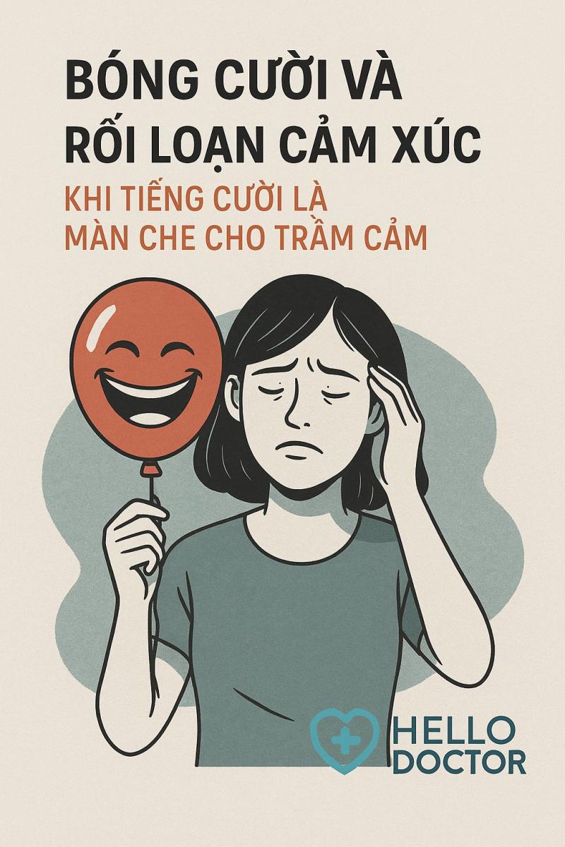 Bóng cười và rối loạn cảm xúc: Khi tiếng cười là màn che cho trầm cảm