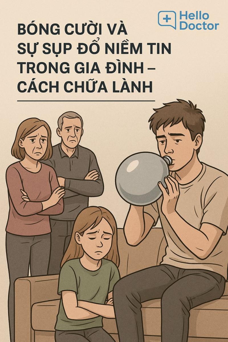 Bóng cười và sự sụp đổ niềm tin trong gia đình – Cách chữa lành