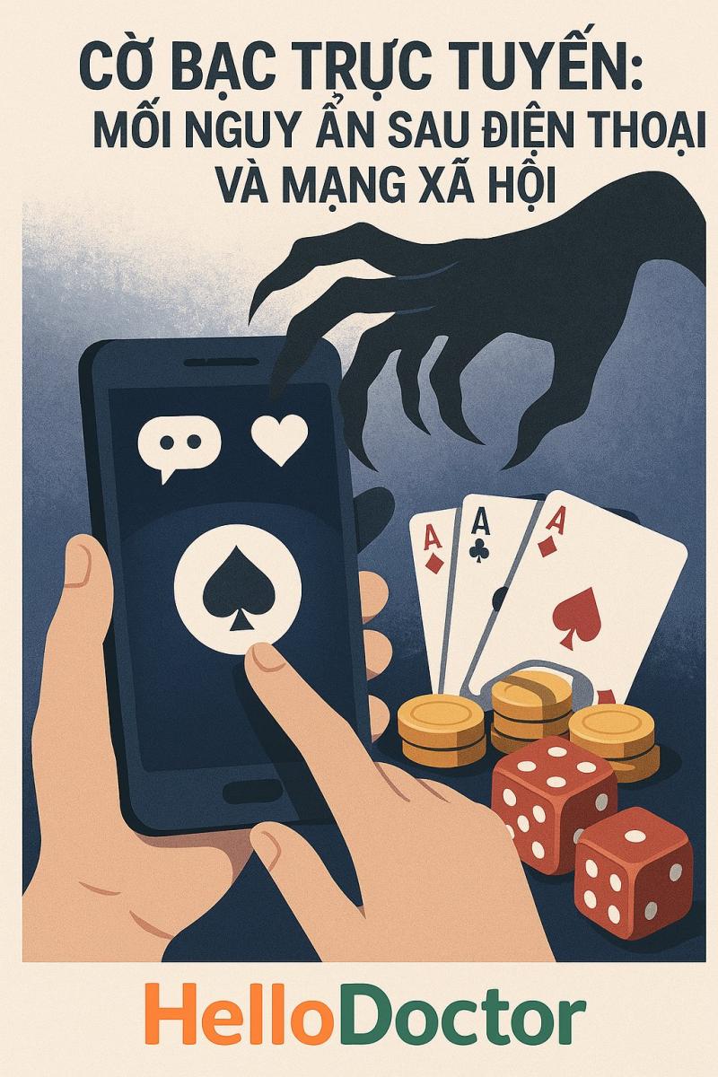 Cờ bạc trực tuyến: Mối nguy ẩn sau điện thoại và mạng xã hội