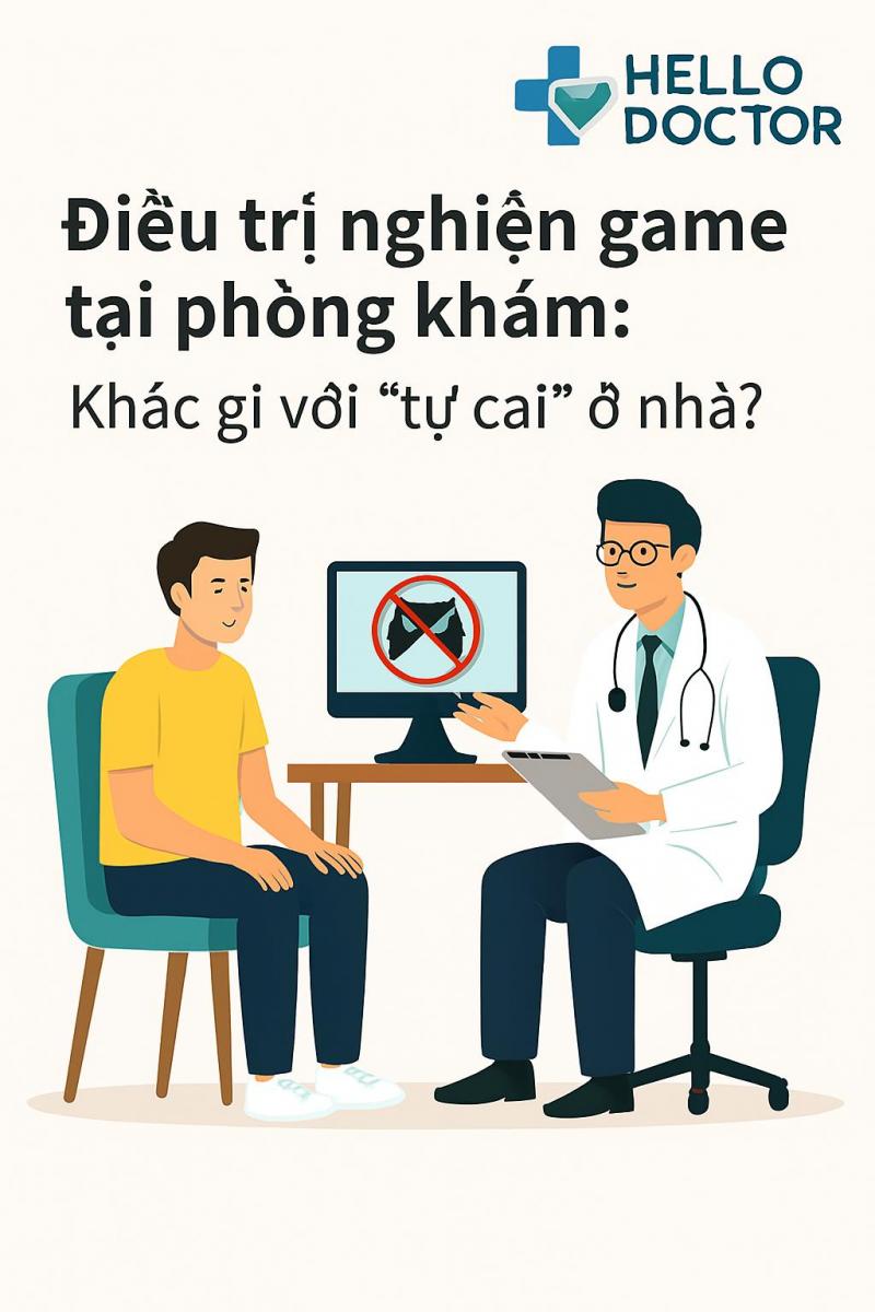 Điều trị nghiện game tại phòng khám: Khác gì với tự cai ở nhà? Điều trị nghiện game tại phòng khám: Khác gì với tự cai ở nhà?