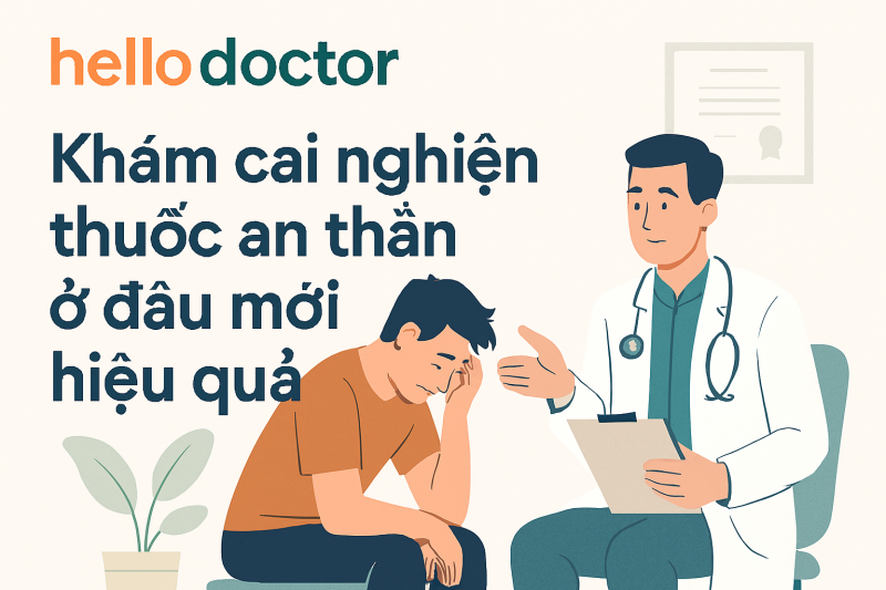 Khám cai nghiện thuốc an thần ở đâu mới hiệu quả