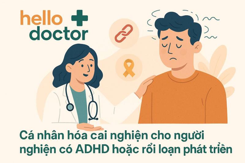Cá nhân hóa cai nghiện cho người nghiện có ADHD hoặc rối loạn phát triển thần kinh