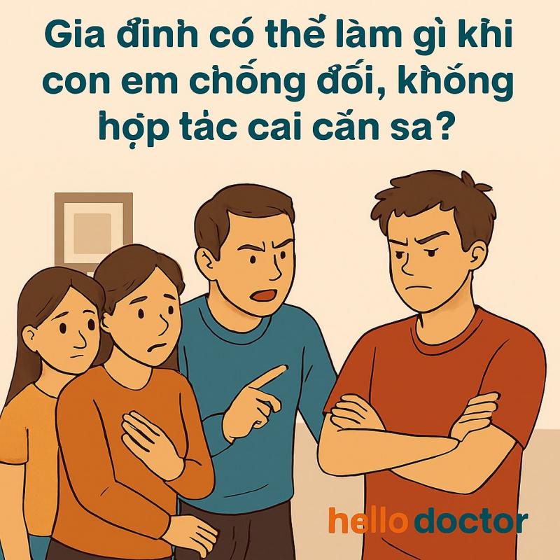 Gia đình có thể làm gì khi con em chống đối, không hợp tác cai cần sa? Gia đình có thể làm gì khi con em chống đối, không hợp tác cai cần sa?