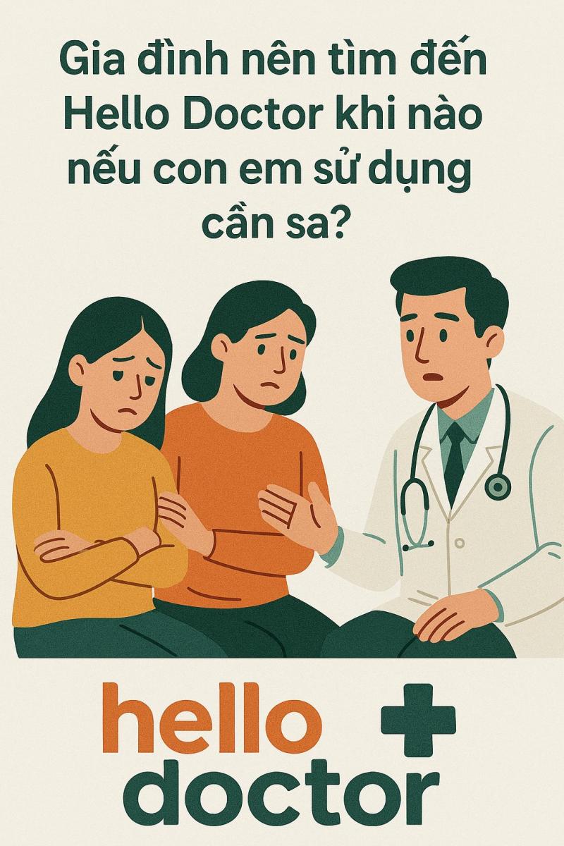 Gia đình nên tìm đến Hello Doctor khi nào nếu con em sử dụng cần sa? Gia đình nên tìm đến Hello Doctor khi nào nếu con em sử dụng cần sa?