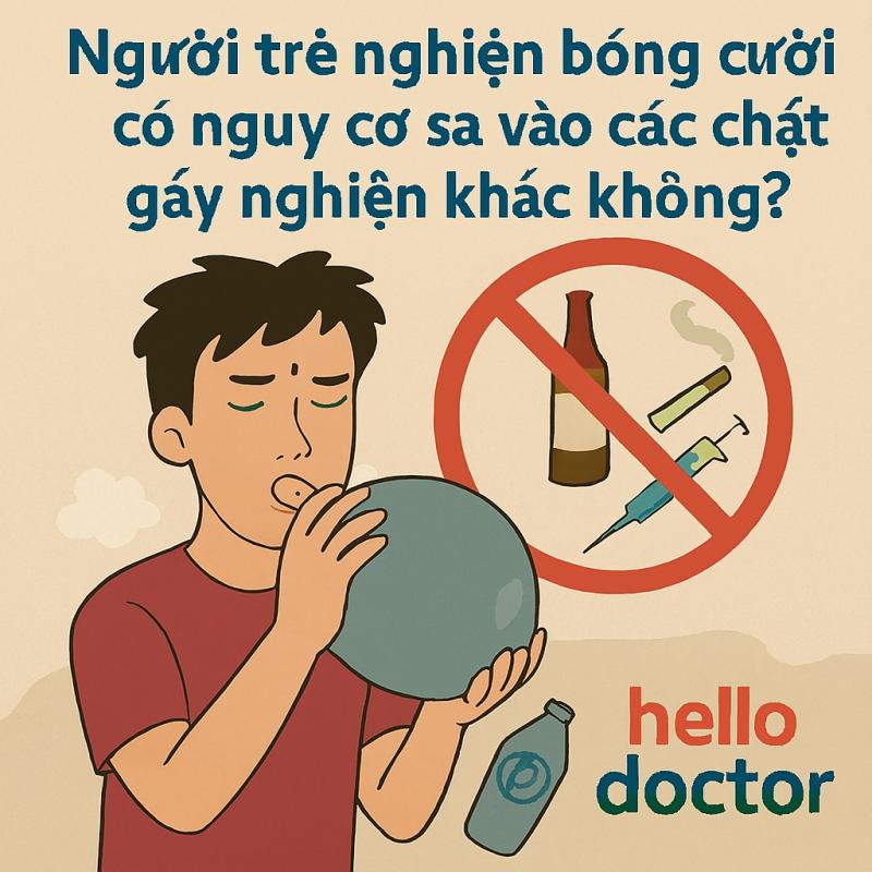 Người trẻ nghiện bóng cười có nguy cơ sa vào các chất gây nghiện khác không? Người trẻ nghiện bóng cười có nguy cơ sa vào các chất gây nghiện khác không?