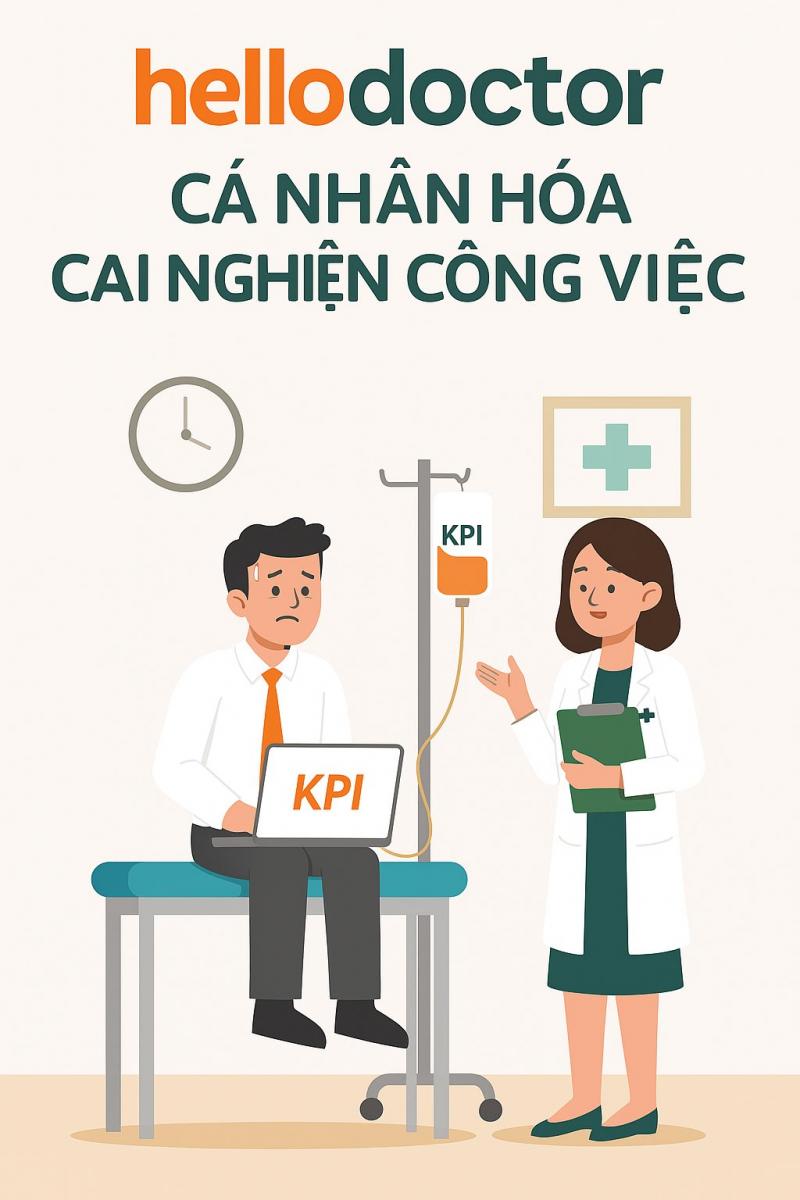 Cá nhân hóa cai nghiện công việc cho nhân viên văn phòng bị áp lực KPI