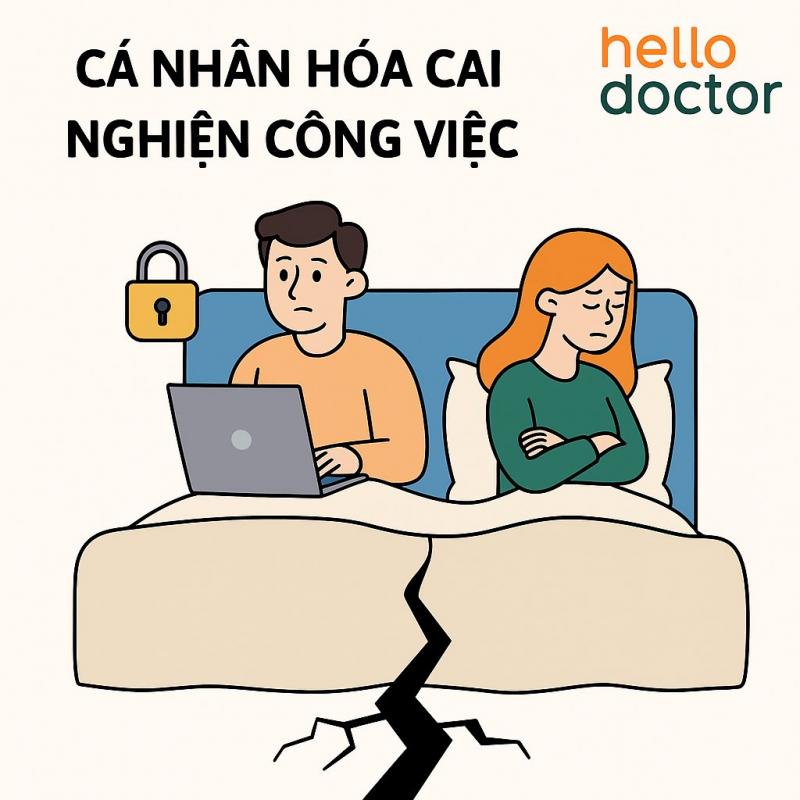 Cá nhân hóa cai nghiện công việc khi quan hệ vợ chồng, gia đình rạn nứt