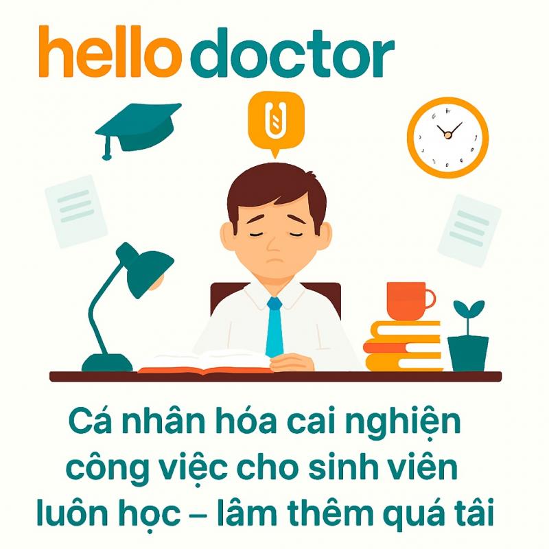 Cá nhân hóa cai nghiện công việc cho sinh viên luôn học – làm thêm quá tải Cá nhân hóa cai nghiện công việc cho sinh viên luôn học – làm thêm quá tải