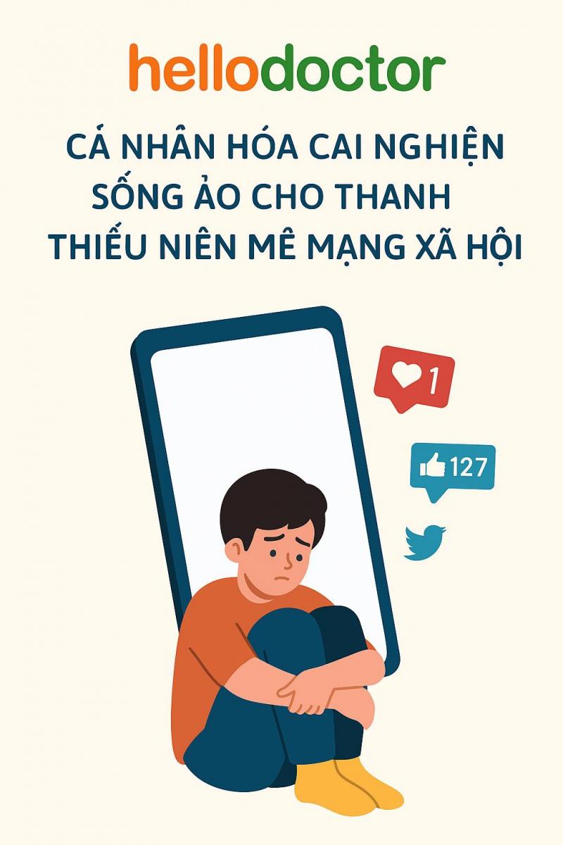Cá nhân hóa cai nghiện sống ảo cho thanh thiếu niên mê mạng xã hội