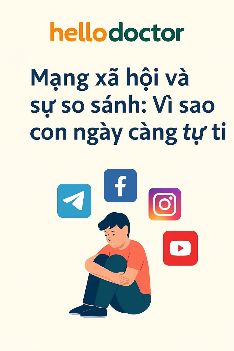 Mạng xã hội và sự so sánh: Vì sao con ngày càng tự ti?
