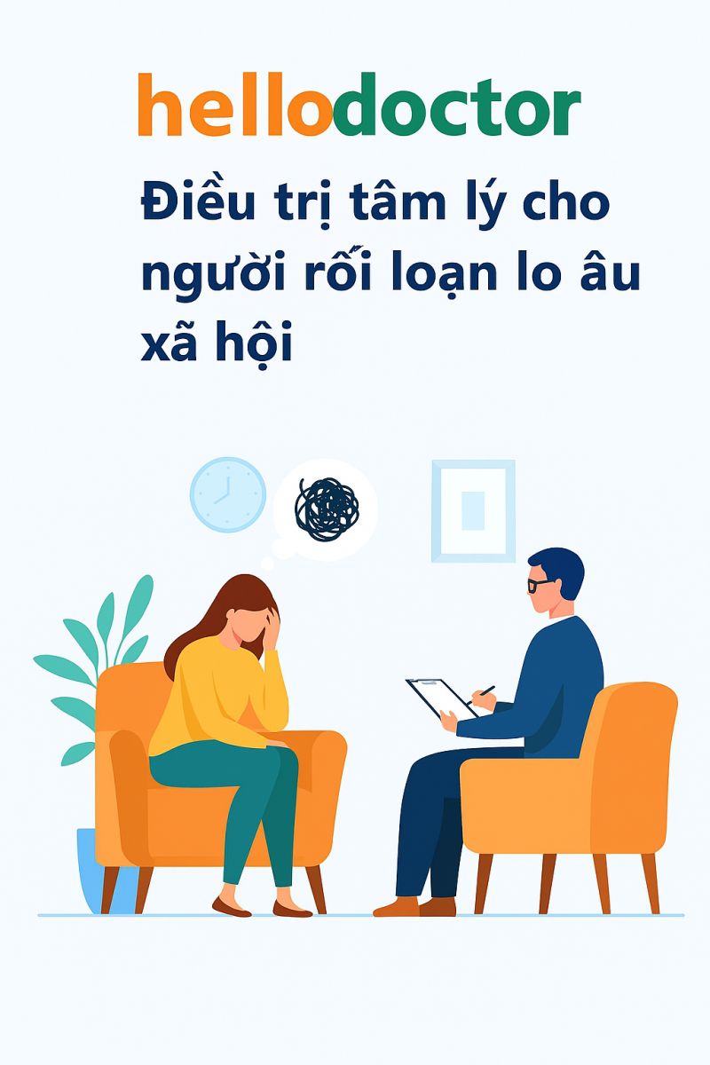 Điều trị tâm lý cho người rối loạn lo âu xã hội Điều trị tâm lý cho người rối loạn lo âu xã hội